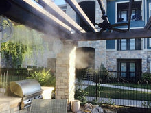 Patio Misting Kit - 250 PSI Patio misting System - Made in USA Pump - Up to 40 Nozzles Misting System - For Residential Misting System - Stainless Steel Misting Nozzles (10 Nozzle System)
