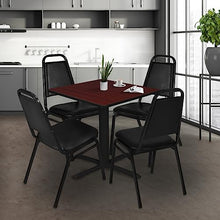 Regency Cain 42" Square Breakroom Table Mahogany