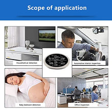CDGTHYU Air Quality Monitor Indoor PM2.5 Formaldehyde(HCHO) TVOC Gas Analyzer Detector Dust Meter Sensor