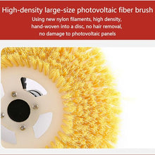 Solar Panel Cleaning Brush Extendable Rod Water Hose Fed Brush Tall Windows Cleaning Brush Telescoping Spray Brush for Cleaning Solar Panel, Roof, Pool, RV,5.5m(18ft)