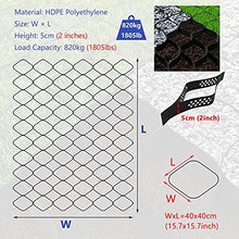 LWJQRSP Ground Grates, Parking Grid Pavers, Gravel Stabilizer Honeycomb for Foundat Work & Landscaping (6x9m/20x30ft) - & Versatile Solut