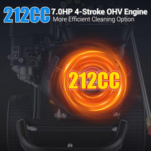 4200PSI Gas Pressure Washer 4.0GPM Gas Power Washer 212CC Gas Powered Washing Machine Commercial High Pressure Washer with 25ft Hose&5 Nozzles for Patio Garden Yard Vehicle,EPA/CARB/ETL