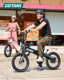 Gotrax R1 20" Folding Electric Bike 40 Miles Range 48V 350W White