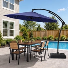 OROTLECT 128'' Cantilever Outdoor Umbrella, Counter Weighted Base Included
