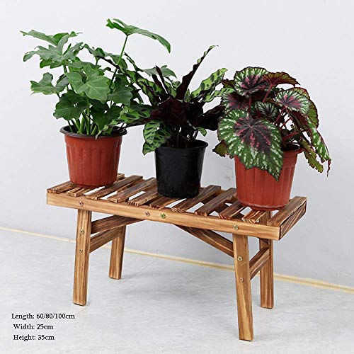 MIIKHI Plant Stands Flower Pot Modern Wood Plants Stand Art Flower Stand Creative Plant Racks Home Flower Rack Indoor Horticultural Racks Display Potted Rack (Wood Color 10025)