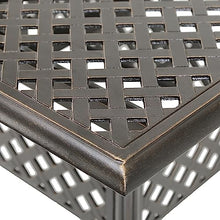 Industrial-Style Outdoor Dining Table with Weather-Resistant Iron Frame and Angled Tubular Legs - Perfect for Patios and Back Decks