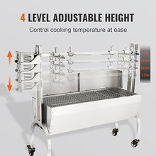 WactO 50W 132LBS Roaster Spit Rotisserie BBQ Grill for Pig, Lamb, and Chicken