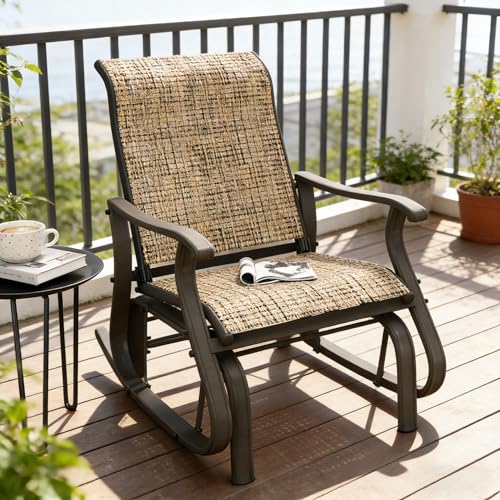 Seeheool Glider Swing Chair,Outdoor Glider Chair