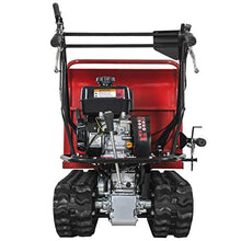 XtremepowerUS All-Terrain Track Barrow Gas Powered 6.5hp Utility Cart Red