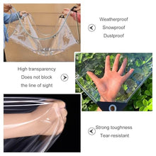 Waterproof Clear Tarp Curtains With Zip,0.3mm Outdoor Pvc Transparent Tarpaulin Side Panels With Grommets,Pergola Gazebo Patio Porch Carport Partition Curtains,Weatherproof,W×H-5.6×2.1m(18.4*6.9ft)
