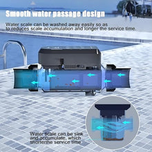 Gpxhbcb Upgraded Salt Water Pool Chlorinator System, Saltwater Chlorine Generator with Smart App Control, Electrolytic Salt Chlorinator, for Pools Up to 60,000 Gallons 15g/h