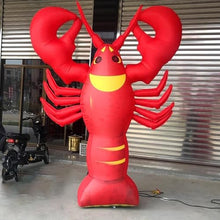 Inflatable Lobster for Restaurant Welcome Party Outdoor Decorations with Blower Advertising Birthday Party Decoration Arch Photo Props (5M)
