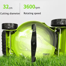 AMYYTL 12-Inch Electric Lawn Mower Corded Electric Walk-Behind Push Mower Portable Outdoor Corded Electric Lawn Mower