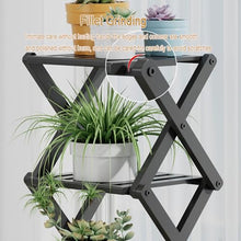 UNYQBFKM Plant Stand Indoor Corner Plant Stand 2/3/4 Tier Plant Shelf Plant Table Bamboo Plant Stand Foldable Planter Holder Flower Stand Display Rack,C-19 * 23 * 54cm