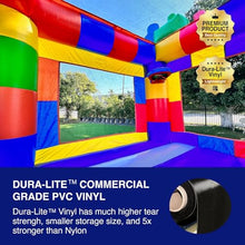 HERO KIDDO Block Party Bounce House Commercial Grade Inflatable 13x13