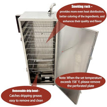 DINENOVATE Commercial BBQ Smoker 9-Layer 110V 1KW