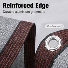 PIPRE Customized Size 90% Sun Shade Cloth with Grommets, 42x46 FT Pergola Shade Cover Canopy, Mesh Tarp Sun Screens for Patio, Outdoor, Garden, Backyard, Gray