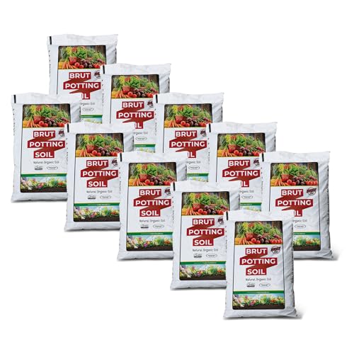 BRUT WORM FARMS Potting Soil - Organic Indoor/Outdoor - 10 Pack - Castings