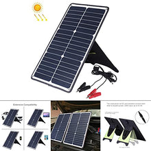 20 Watts Solar Trickle Charger Portable Power Generator Solar Panel Battery Backup Charger for Car Boat Marine