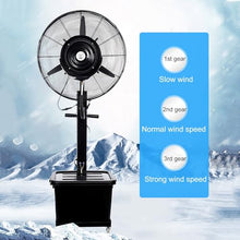 DYUNCZ Ndustrial Misting Fan, Pedestal Fan with Mister, Outdoor Misting Fan Commercial Oscillating Fan, Large Mist Fans with 90° Oscillating, 3 Speeds, 11 Gallon Large Tank(71cm/28)