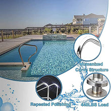 BSNANCA Pool Handrail Inground Pools Handrails, Easy Mount Summer Stainless Steel Railings Safety Pool Hand Rails