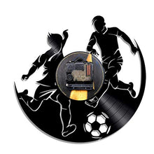 ERTTGWGF Garden Clocks Outdoor Waterproof with Light, Simple and Modern Outdoor Vinyl Record Large Clock for Home Decoration Decoration