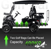 StandbyMe Golf Cart Electric 48V 5000W AC Motor 18 Inch Off Road Tires Black