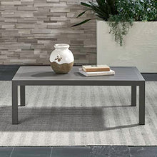 Liberty Furniture Industries Plantation Key Outdoor Cocktail Table - Granite, W48 x D28 x H16, Light Gray