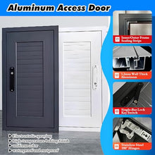 MLYAYE 20x24'' 24x36 24x48 Inch Inspection Hatch Panle Lockable, Heavy Duty Duct Systems HVAC Exterior Walls Access Door Plate with Handle, Flush Mount Louvres Door(22"x32")