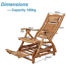 Sun Lounger Wooden Waterproof Outdoor Steamer Chair Deck Chair Recliner for Garden Patio Pool Comfortable Relax Reclining Sunbed