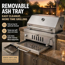 28In Large Built in Charcoal Grills for Outdoor Kitchen Island
