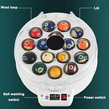 FYLFANYAN 110 V Pool Cleaning Machine, Polisher and Pool Ball Cleaners, Electric Pool Ball Cleaning Machine, for Pool Rooms ~/