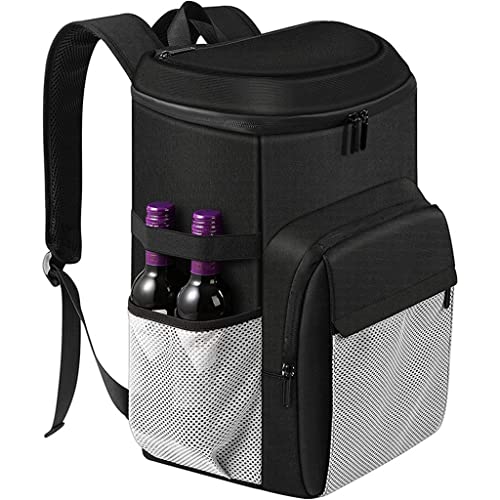 WJJDLLNP Refrigerated Backpack 33 Cans Insulated Leak-proof Large-capacity Refrigerator Bag Ice Picnic With Red Wine