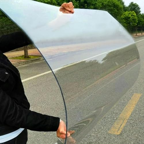 Polycarbonate Sheets All-Weather Outdoor Greenhouse Covering, Plastic Roofing Sheets Rainproof Insulation Protection(1.56x1125m)