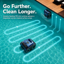 LODOBA SAT25 Cordless Robotic Pool Vacuum for Inground & Above Ground Pools