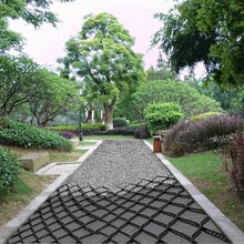 MLYAYE Pebble Walkway Grid 6 '' Tall for Garden/Park, Anti-Deformation Ground Grid Heavy Duty Gravel Stabilizer for Fills Concrete Cement Stone, Slopes Geogrid Erosion Control(4x10m (13 x 33ft))