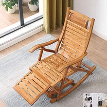 Foldable Rocking Chair with Cushion Foldable Lounge Chair Outdoor Pool Reclining Garden Chair for Patio Poolside and Camping Max.250kg