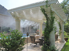 Mistcooling System - Stainless Steel Tubing - 1500 PSI Misting Pump - Do It Yourself Misting System - For Residential, Commercial and Industrial - Up to 120 Nozzles (58 Ft Mist Line - 30 Nozzles)