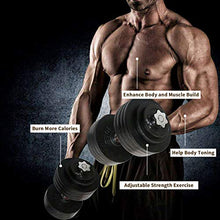 Unipack Adjustable Dumbbells Kits 200lbs Black