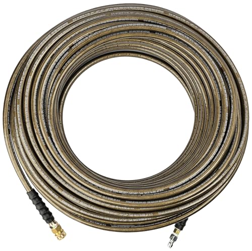 41034 Simpson OEM High Pressure Monster Hose 200ft @ 4500 PSI with 3/8" Male and Female Quick Connections Compatible with Craftsman, DeWALT, Excell, Simpson, and other Major Brands, Made in USA