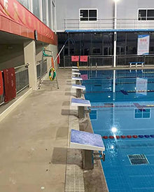Scpantkend Swimming Pool Diving Tower, Swim Competition Professional Diving Boards, Stainless Steel Pool Diving Tower, Heavy Duty Professional Swimming Pool Diving Tower, with Fitting,B
