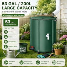 Collapsible Rainwater Barrel Water Tank, Reinforced Water Collection Barrel
