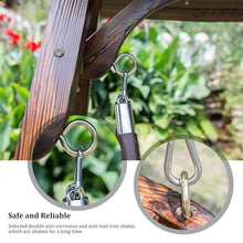 Porch Swing with Frame, Patio Hanging Swing & Stand