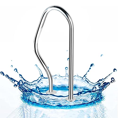 304 Stainless Steel Pools Handrails, Pool Safety Hand Rail with Quick Mount Base and Complete Accessories, Support Up to 250lb, Easy to Install (Color : 1.0MM, Size : B) (1.0MM A)