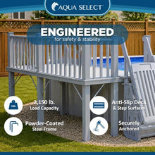 Aqua Select 5' x 10' Above Ground Swimming Pool Deck System