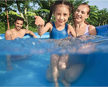 LZMZMQ 2ft 4ft 5ft 6ft 8ft 10ft 11ft 13ft 15ft 16ft 20ft 23ft 26ft 29ft 33ft Dia Round Pool Above Ground, Large Swimming Pool for Outsider & Inside, Mobile Framed Swimmingpool(1.5X1M/1700L/450GAL)