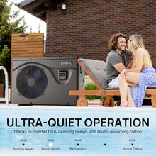 TURBRO Full Inverter Pool Heat Pump-75,000 BTU, WiFi Control, 220–240V
