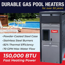 Raypak 014784 PR156AENC 150000 BTU Natural Gas Heater
