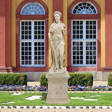 Design Toscano Spring Woman of the Four Seasons Garden Statue & Plinth 89 inch Faux Limestone