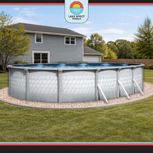 Lake Effect Pools 'Testudo' 18 ft x 33 ft Oval Above Ground Swimming Pool